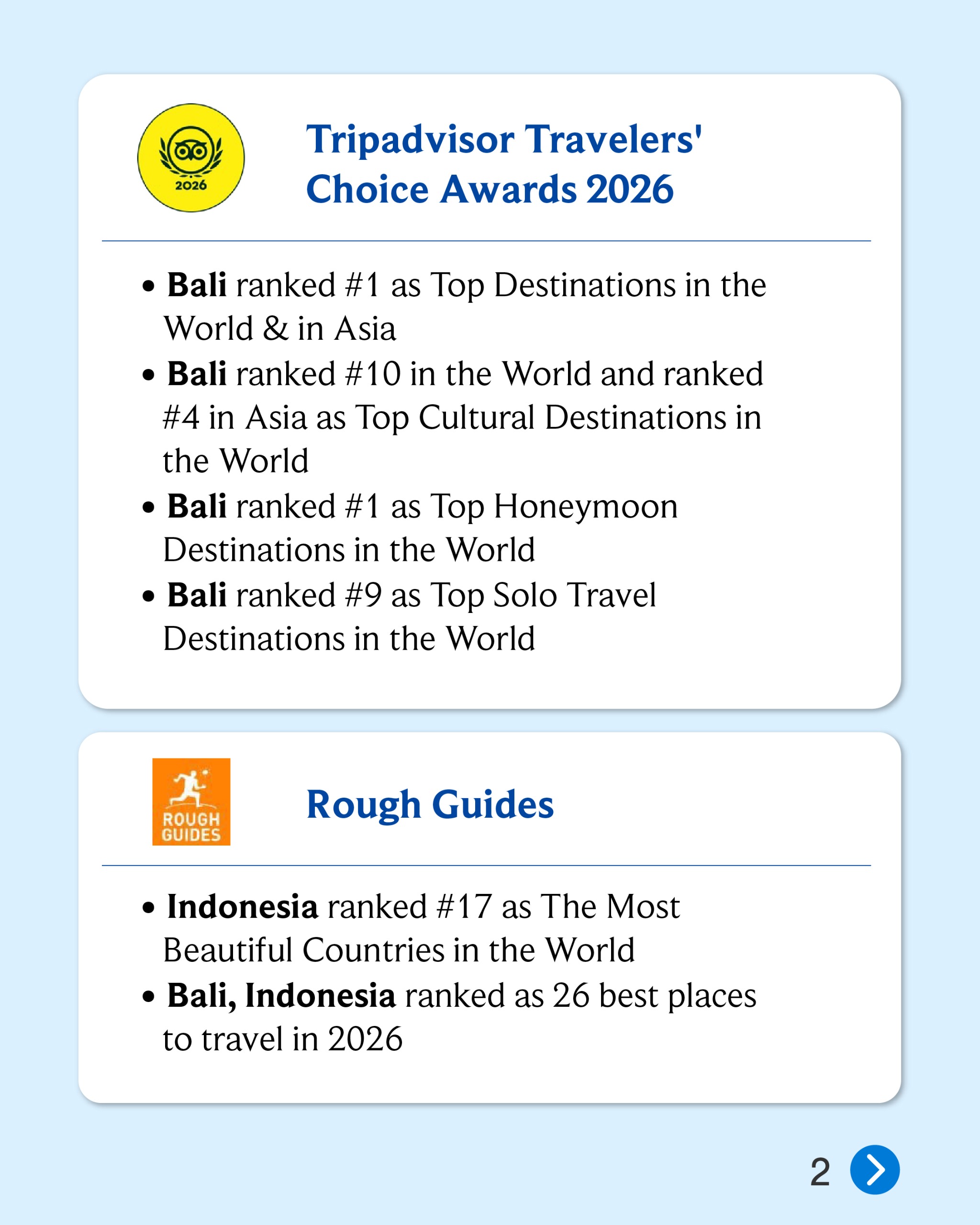 stage168 Siaran Pers: Pariwisata Indonesia Awali 2026 dengan Sederet Penghargaan Internasional